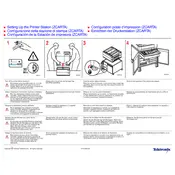 Xerox Tektronix Phaser 740 Setting Up the Printer Station Printer manual cover