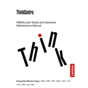 Lenovo ThinkCentre M920q Computer manual cover