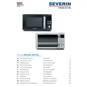 Severin MW 7750 Microwave manual cover