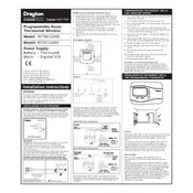 Drayton Digistat+3 RF RF701 22092 Thermostat manual cover