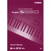 Yamaha PSR-S550 Keyboard