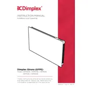 Dimplex Girona GFP050E WB Heater manual cover