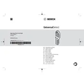 Bosch UniversalDetect Detector manual cover