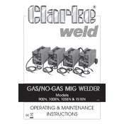 Clarke 6010103 MIG100EN Mig Welder manual cover