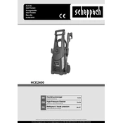 Scheppach HCE2400 5807703901 Pressure Washer manual cover