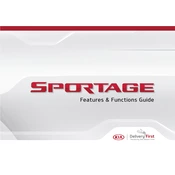 Kia Sportage 2021 Compact Crossover SUV manual cover