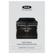 AGA Masterchef XL Induction Cooker manual cover