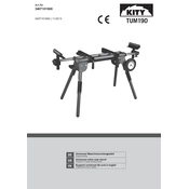 Kity TUM190 3407101900 Saw Stand manual cover