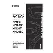 Yamaha XP100SD Drums manual cover