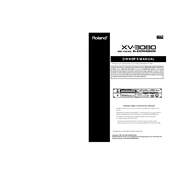 Roland XV-3080 manual cover