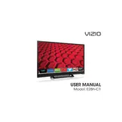 Vizio E28h-C1 TV manual cover