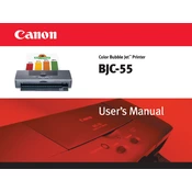 Canon Color Bubble Jet BJC-55