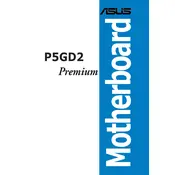 ASUS P5GD2 Premium Motherboard manual cover