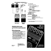 Peavey DEP-16 Processor manual cover