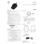 Audio-Technica U891RbO Microphone manual cover