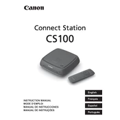 Canon CS100 manual cover