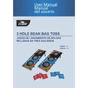 Crane 50743 3 Hole Bean Bag Toss manual cover