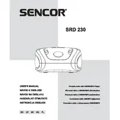 Sencor SRD 230 BBU Radio manual cover