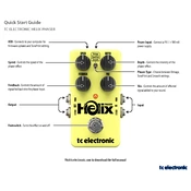 TC Electronic HELIX PHASER manual cover