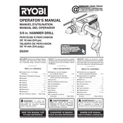 Ryobi D620H Drill manual cover