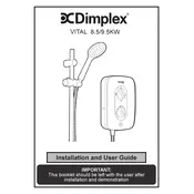 Dimplex Vital DVLS85 Shower manual cover