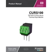 Campbell Scientific CURS100 Module manual cover