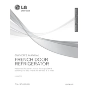 LG LSMX211ST Refrigerator manual cover