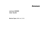 Lenovo M5800 Computer manual cover