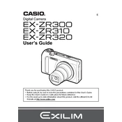 Casio EXZR300 Camera manual cover