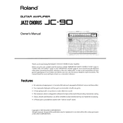 Roland JC-90 manual cover