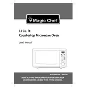 Magic Chef HMD1110B Microwave manual cover