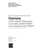 Kenmore 13229 665.1354 Dishwasher manual cover