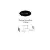 Crosley CO6230 Sofa manual cover