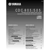 Yamaha CDC-505 Disc Player manual cover