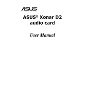 ASUS Xonar D2-PM Sound Card manual cover