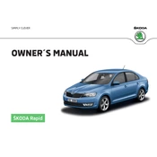 Škoda Rapid 2015 Car manual cover