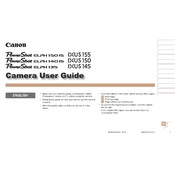 Canon PowerShot ELPH 135 manual cover