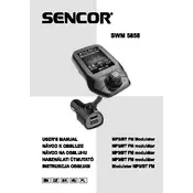 Sencor SWM 5858 Transmitter manual cover