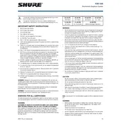 Shure KSE1500 Earphones manual cover