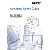 Brother DCP-9015CDW Advanced manual cover