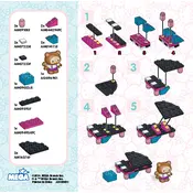 Mega Bloks Mattel Hello Kitty Tracy DBX80 Construction Set manual cover