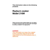 AGA Rayburn 216M Cooker manual cover