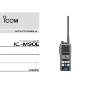 Icom IC-M90E Transceiver manual cover