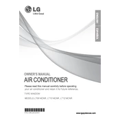 LG LT0814CNR LT0814CNR.AWYBUSH Air Conditioner manual cover