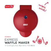 Dash DEWM8100 Express Waffle Maker manual cover