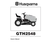 Husqvarna GTH2548 Lawn Mower manual cover