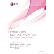 LG E2251T E2251T-BN.AUS Monitor manual cover