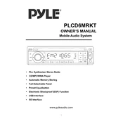 Pyle PLCD6MRKT Stereo Receiver manual cover