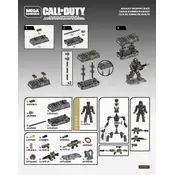 Mega Construx Mattel Call of Duty Assault Weapon Crate FVF99 Construction Set manual cover