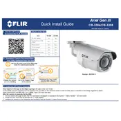 Flir Ariel Gen III CB-3304 Camera manual cover